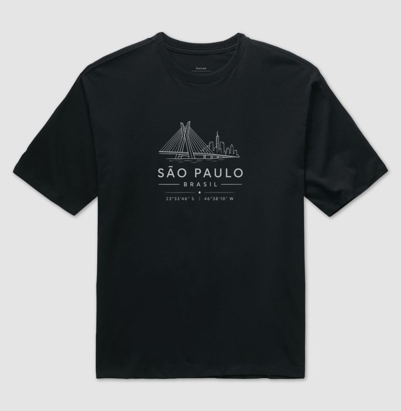 São Paulo (Oversized) - Camiseta Oversized