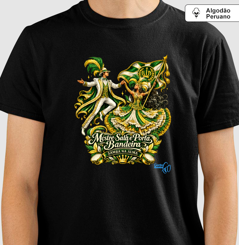 Gente Bamba - Porta bandeira Verde e Branca