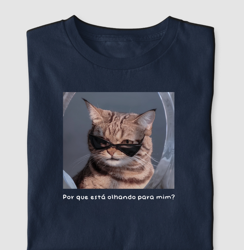 Porque está olhando ?