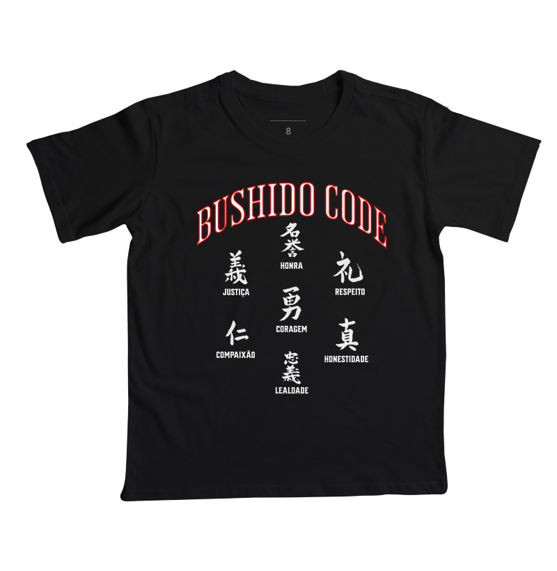 Camiseta Bushido Code - Infantil