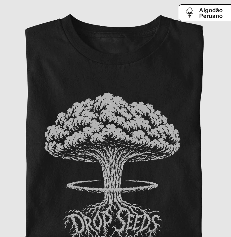 Drop Seeds Not Bombs: Preta | Algodão Peruano