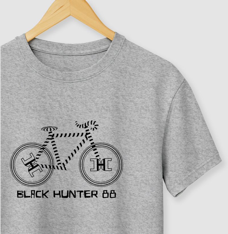 camiseta bike black hunter