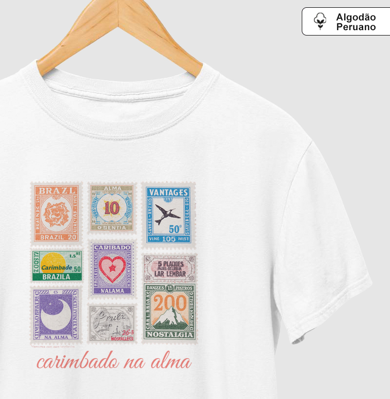Carimbado na alma Algodão Peruano