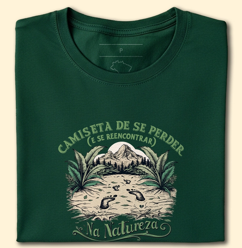 Camiseta de se perder na natureza
