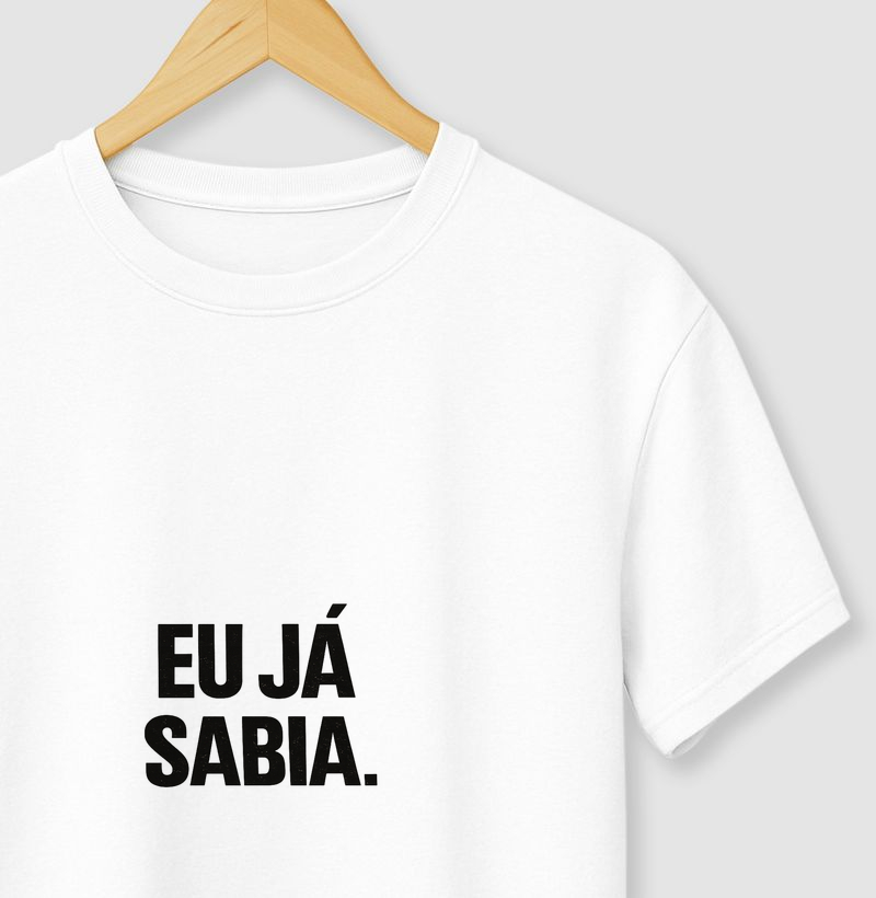 Eu já sabia.