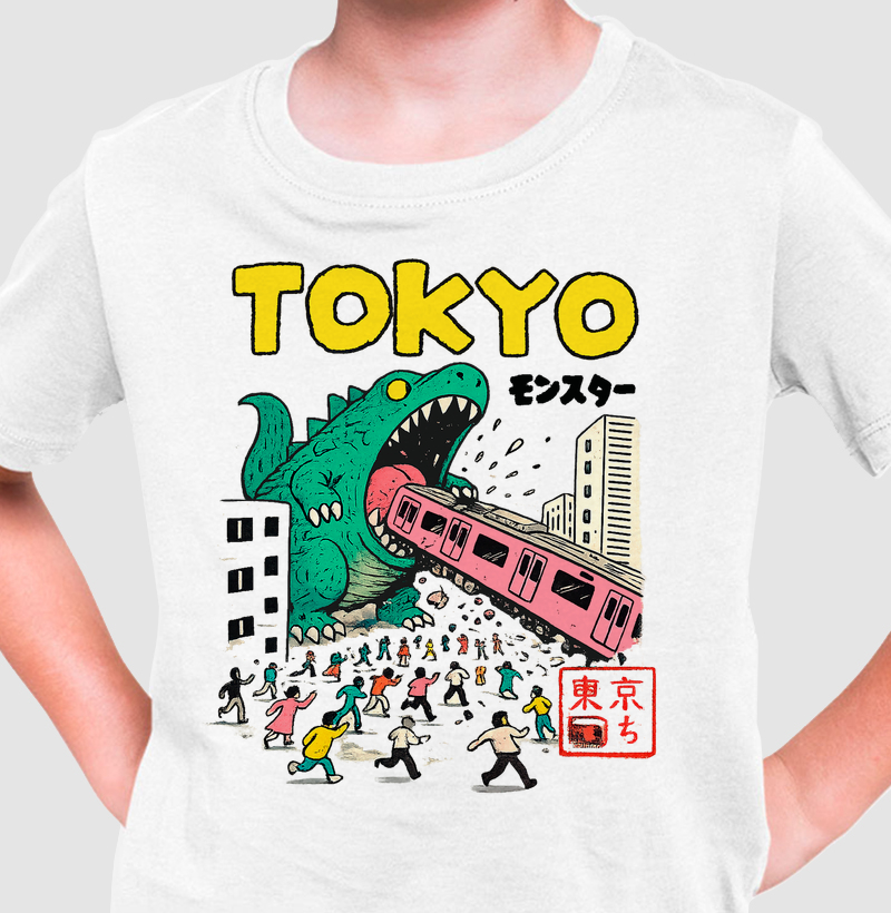 Arte Japonesa Tokyo Monster Vintage Infantil 