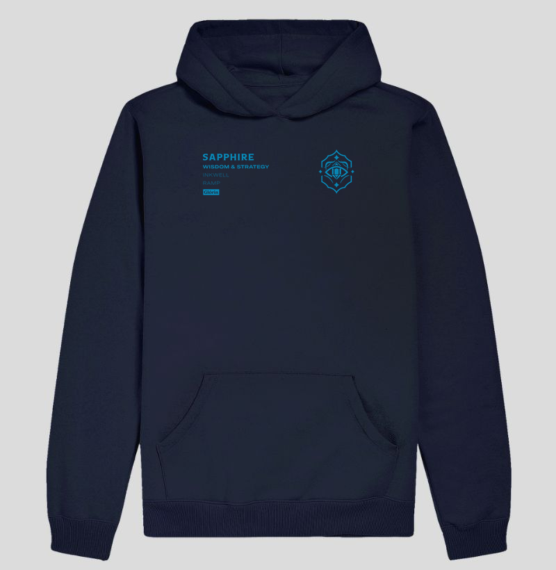 Sapphire Ink - Pocket - Hoodie Moletom