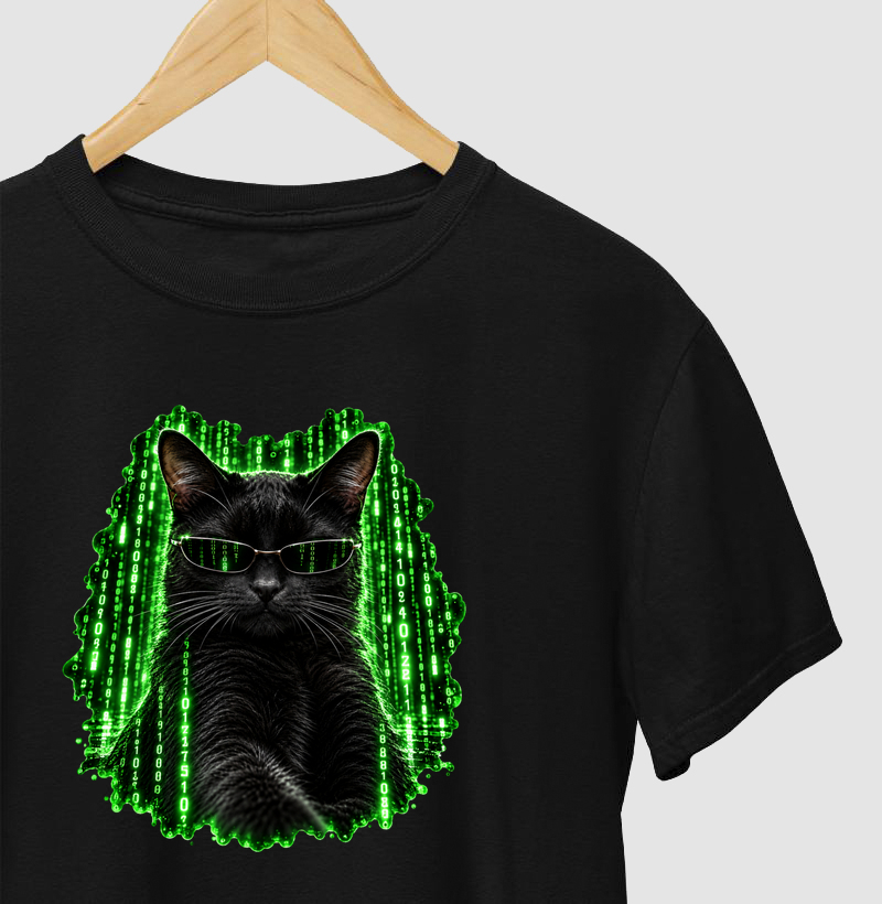 Gato Preto - Matrix - Camiseta