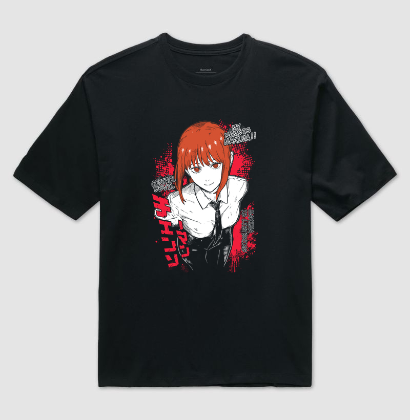 Camiseta Oversized Ryuzen — Control Girl