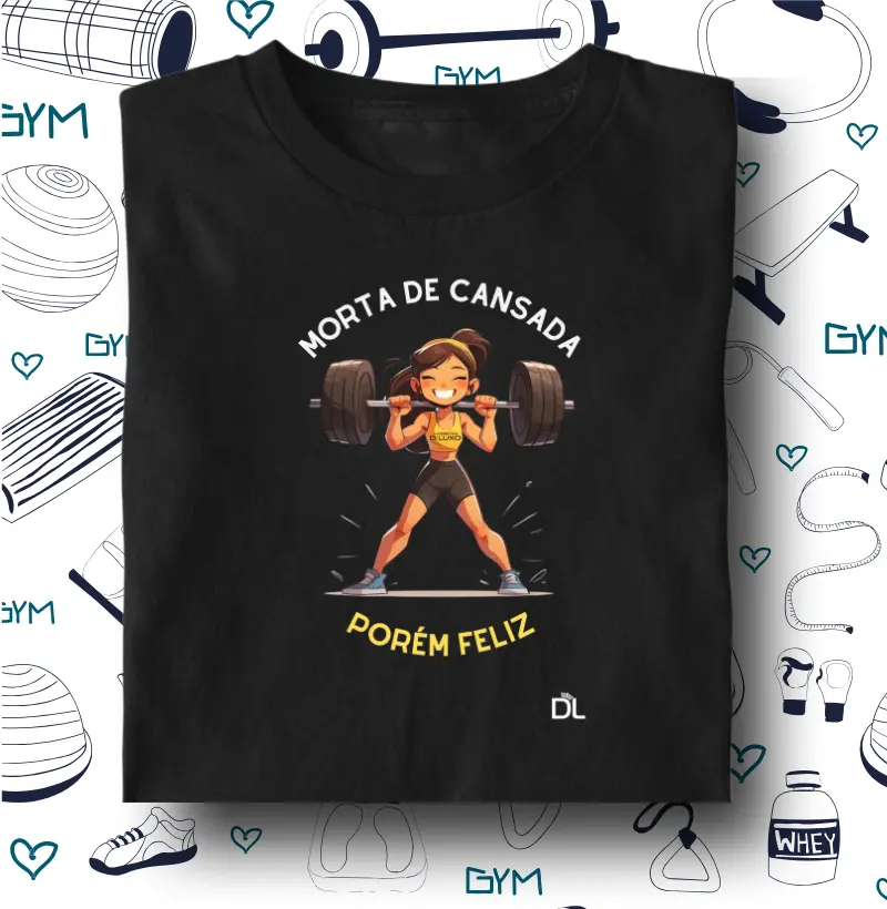 Morta de cansada porém feliz