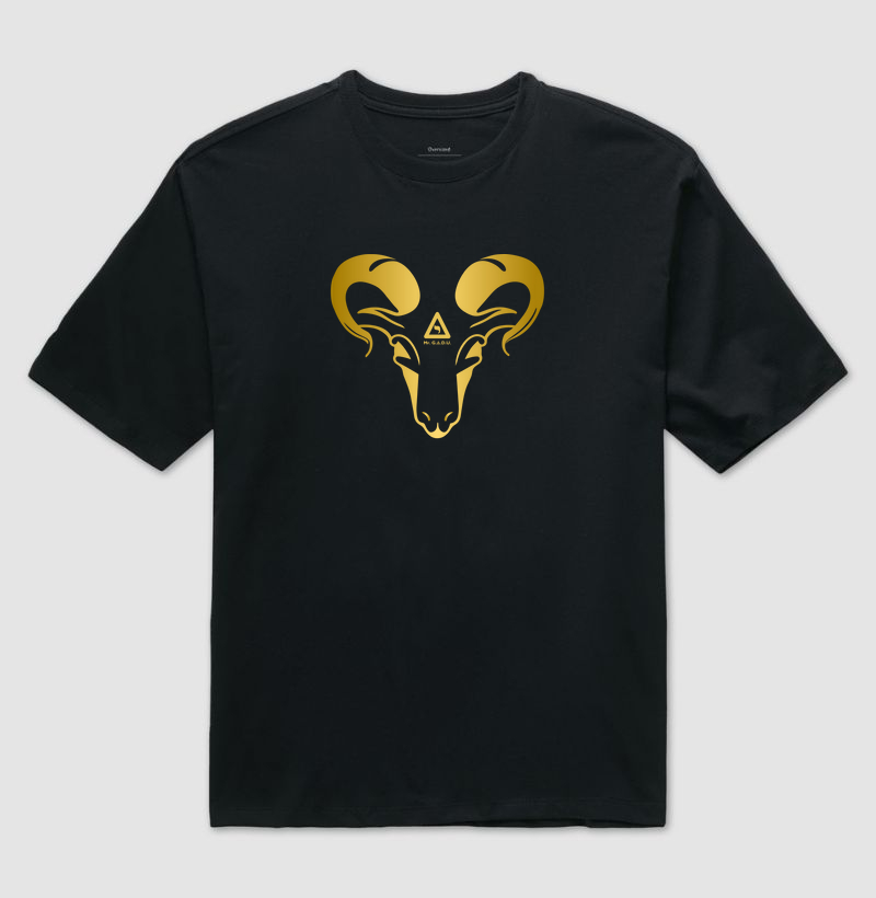 Camiseta Oversized Bode Dourado - Mr. GADU