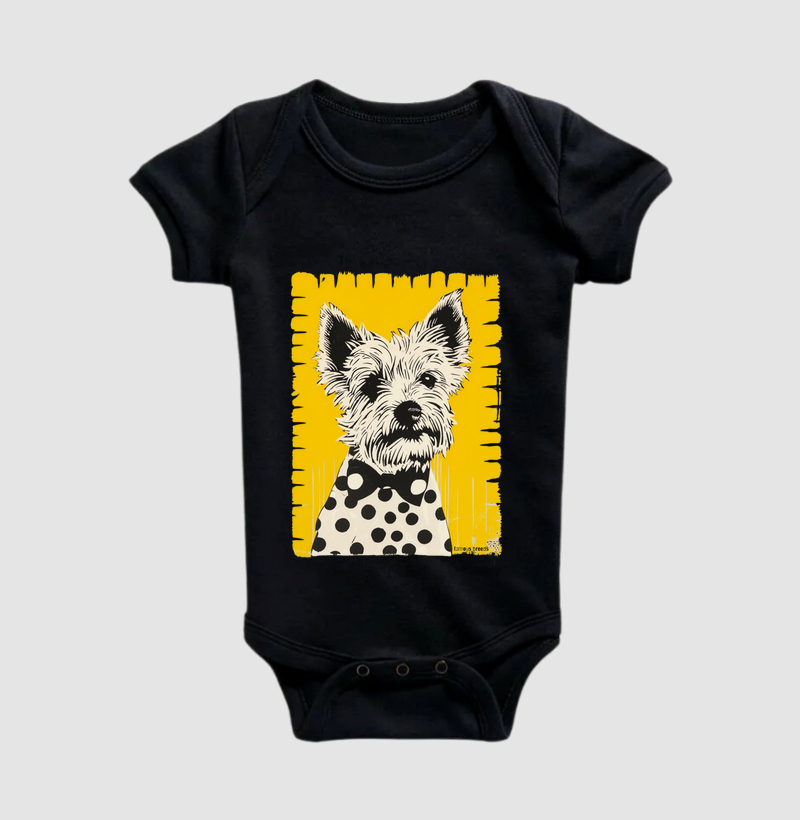 Yorkie Polka Dot