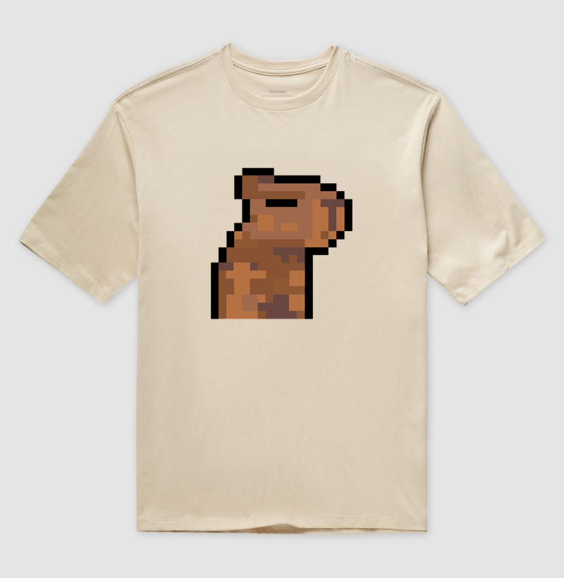 Capivara Pixel – Think Tee