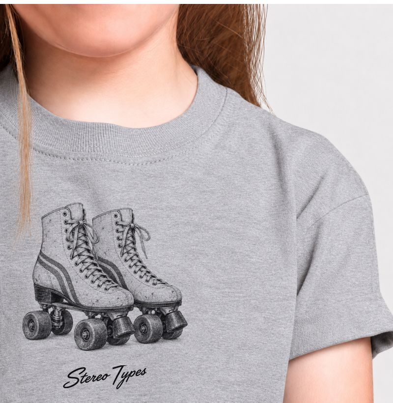 Patins de Quatro Rodas · Anos 70 · Traço Escuro · STEREO TYPES