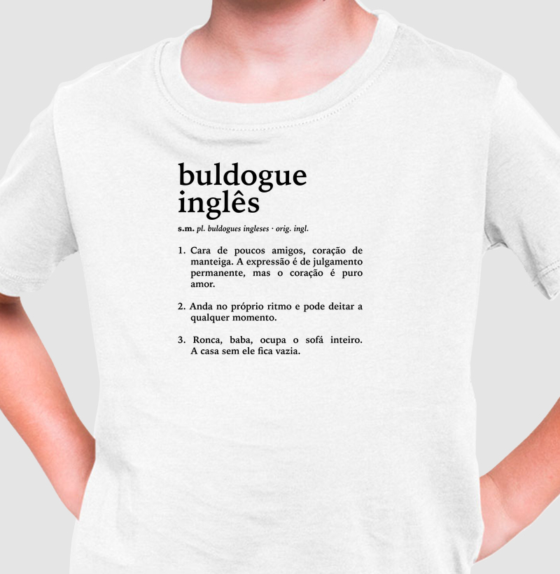 Infantil Buldogue Inglês