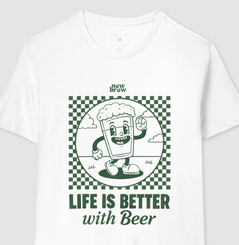 Life Is Better With Beer Retro - New Brew
