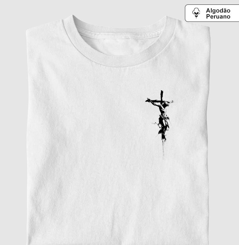 Deus Crucificado -  Camiseta Algodão Peruano
