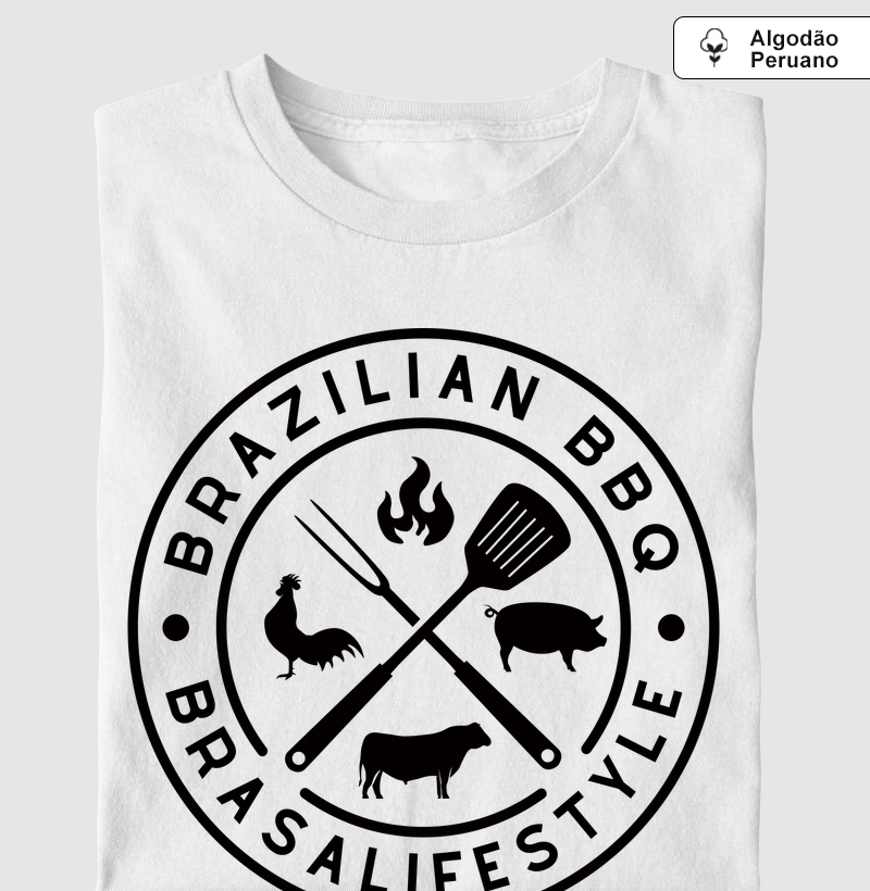 Braziliam BBQ - Camiseta Brasa 