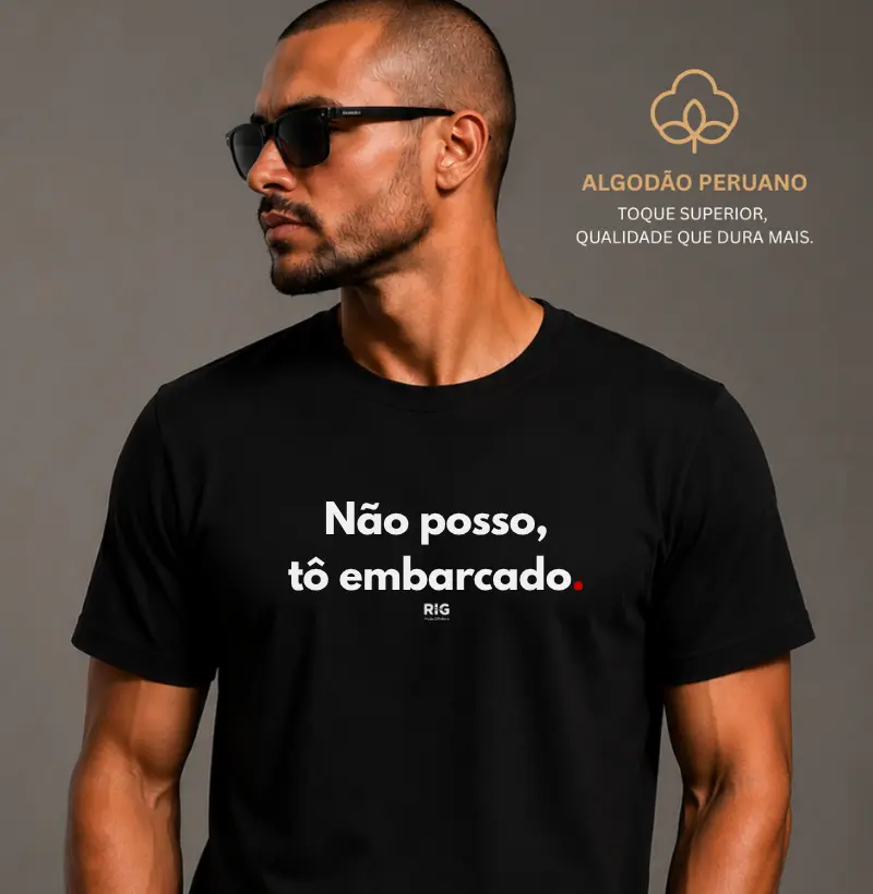 Não posso, tô embarcado