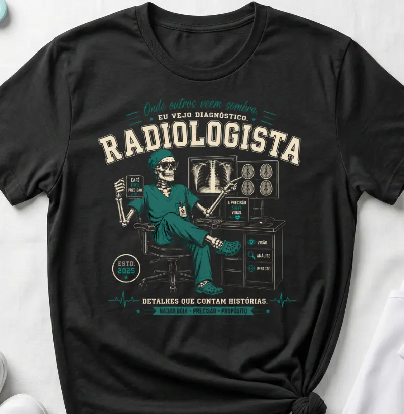 Camiseta - Radiologista 