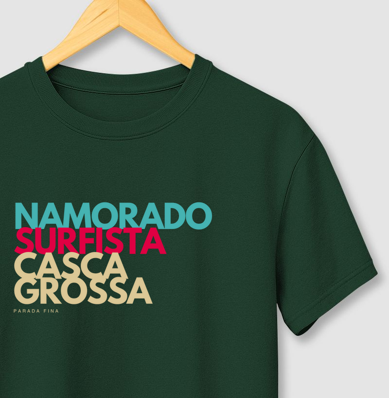 Namorado. Surfista. Casca Grossa.