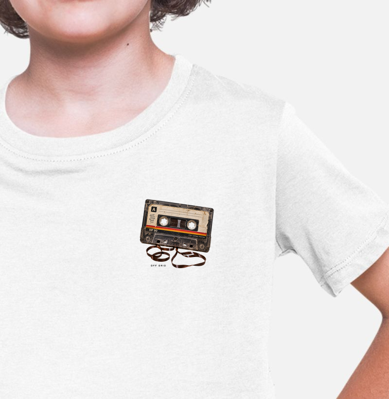 Fita Cassete - Camiseta Infantil