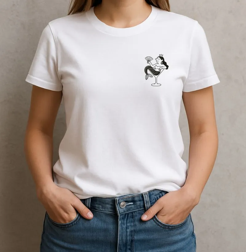 Camiseta Sereia de Leque - por Maisa Campos