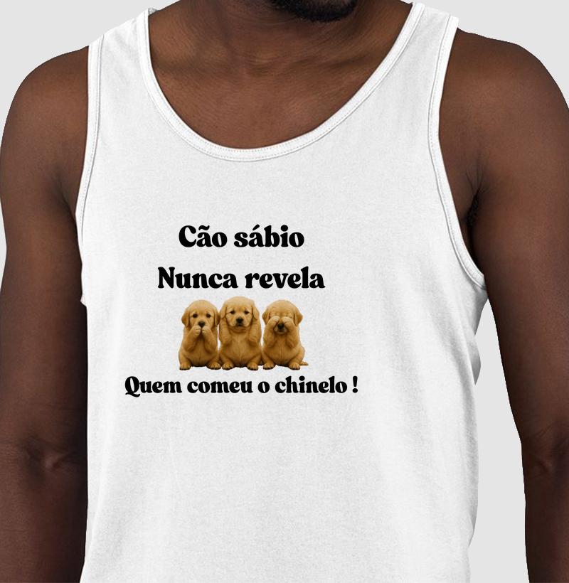 Cão sábio nunca revela quem comeu o chinelo!