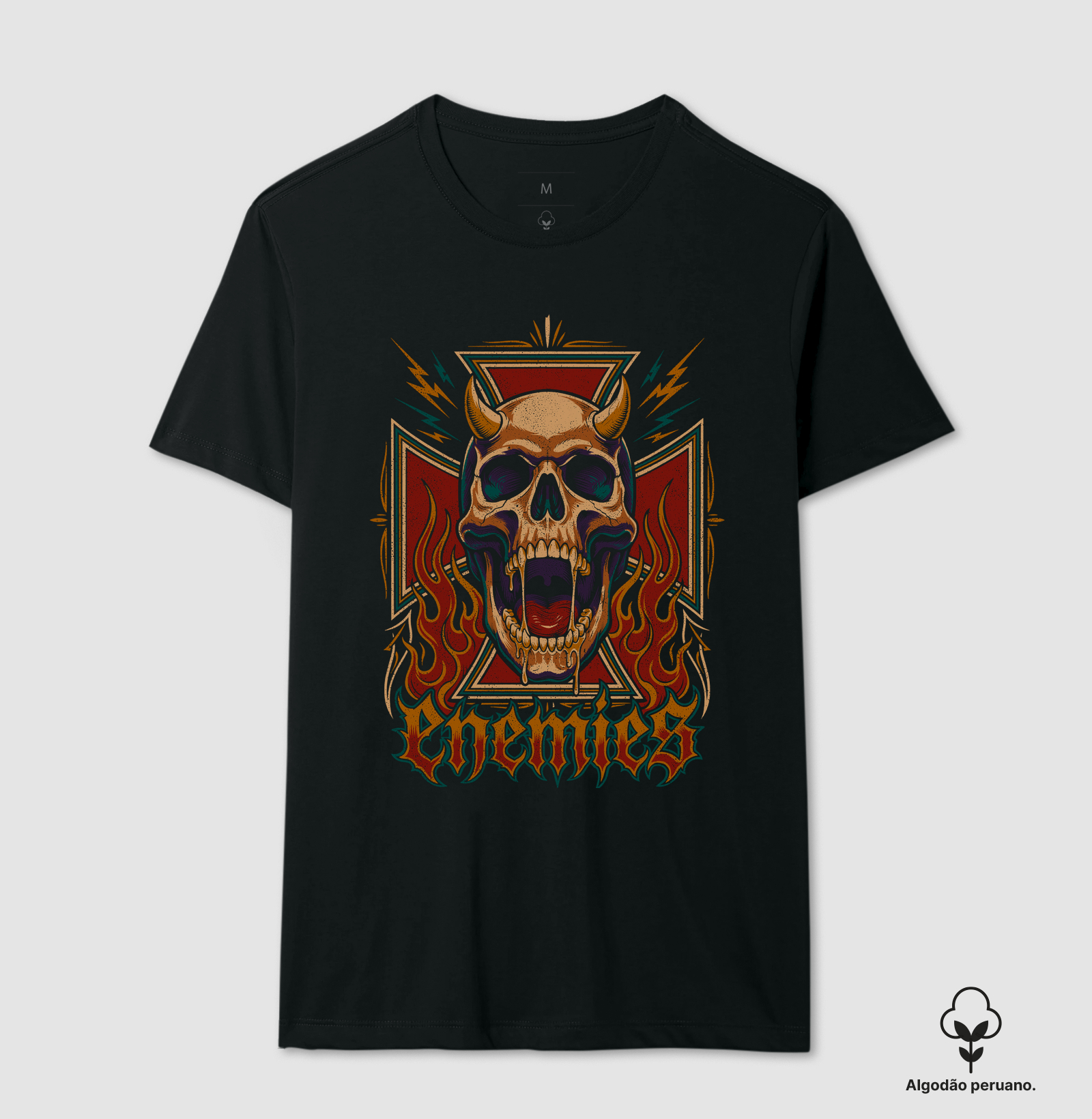 O grito que ninguém ouve.  - Camiseta Algodão Peruano