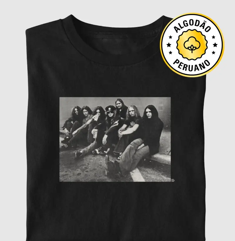 Lynyrd Skynyrd - 1973 - Camiseta Algodão Peruano