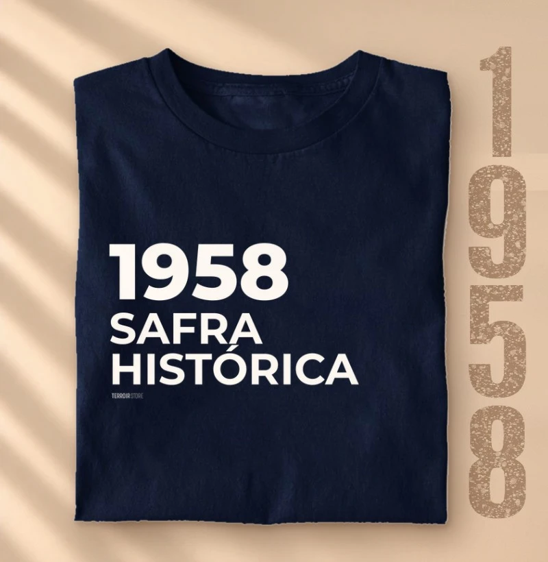 Camiseta Vinho - 1958 • Safra Histórica