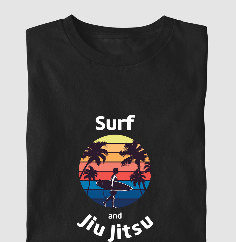 Camiseta Surf and Jiu