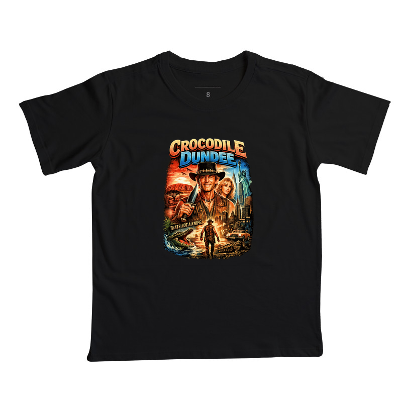 Camiseta Crocodilo Dundee Knife