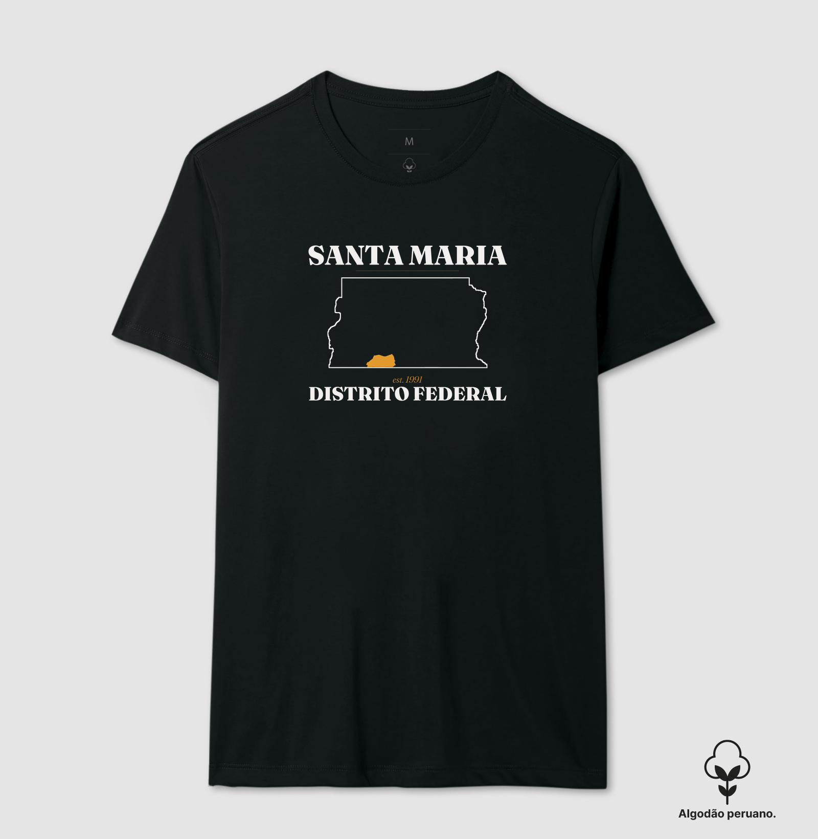 Santa Maria | Legado DF - Camiseta Algodão Peruano