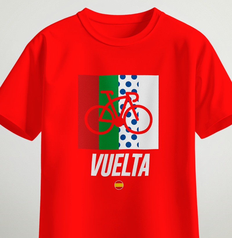 La Vuelta - cores e bike