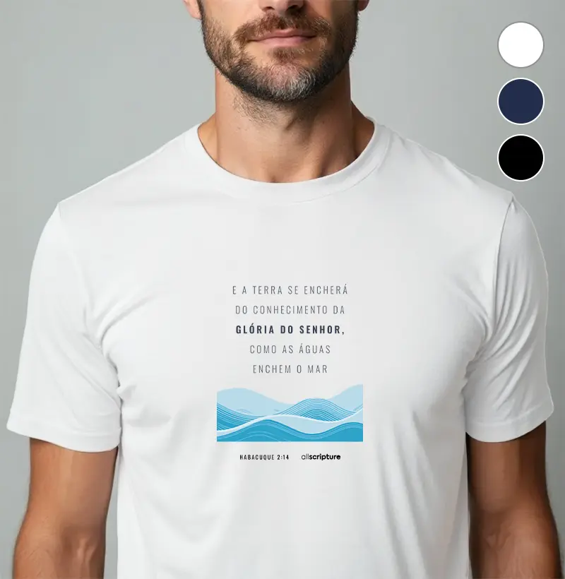 Habacuque 2:14 - Como as águas cobrem o mar 2