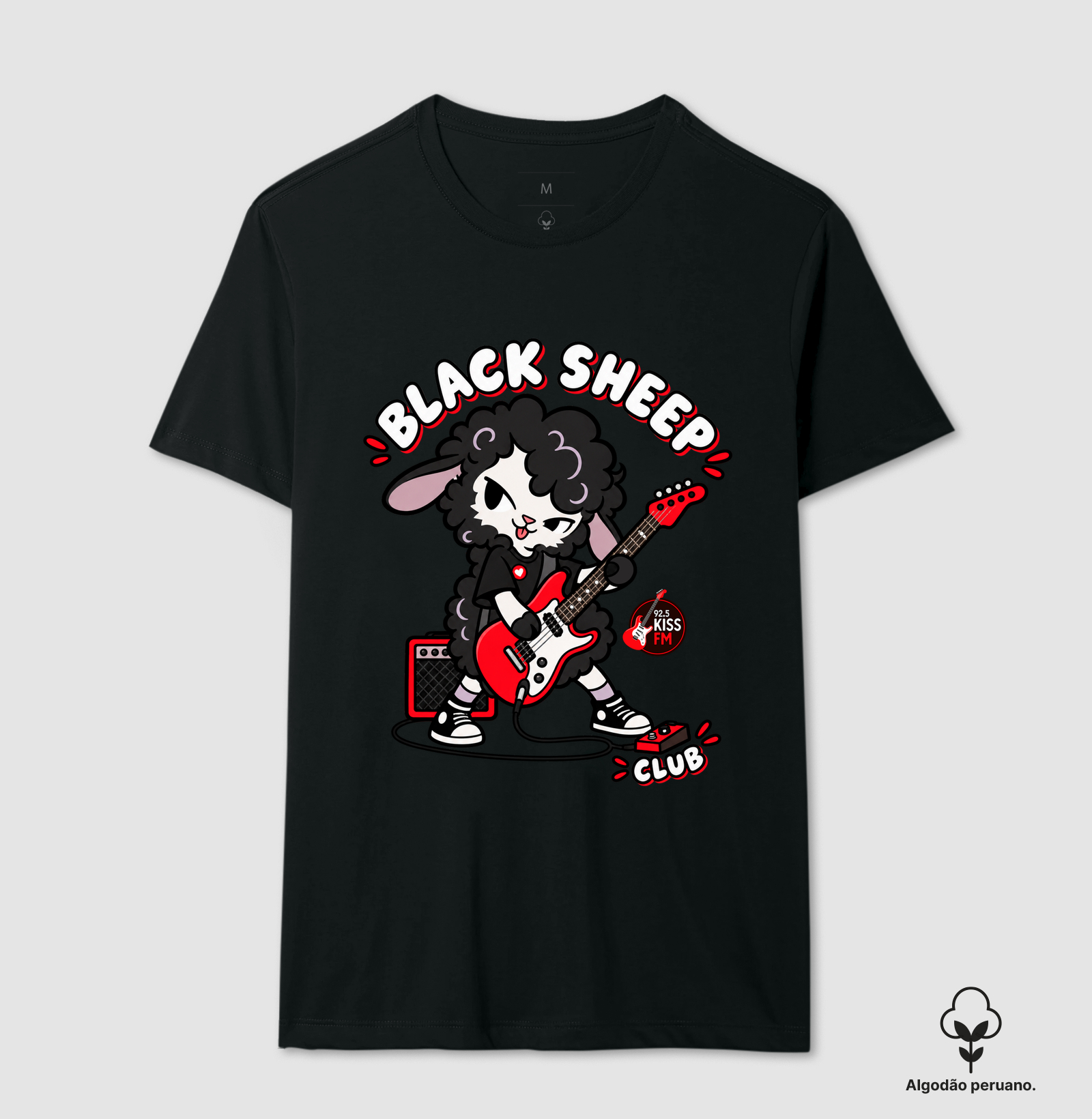Black Sheep Club - Camiseta Algodão Peruano