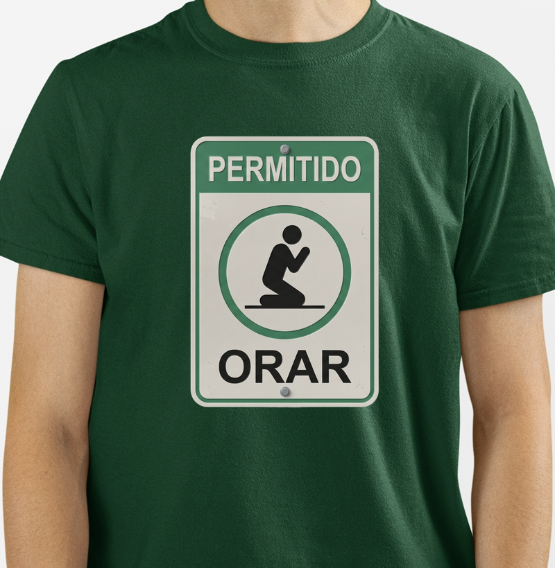 Camiseta Permitido Orar