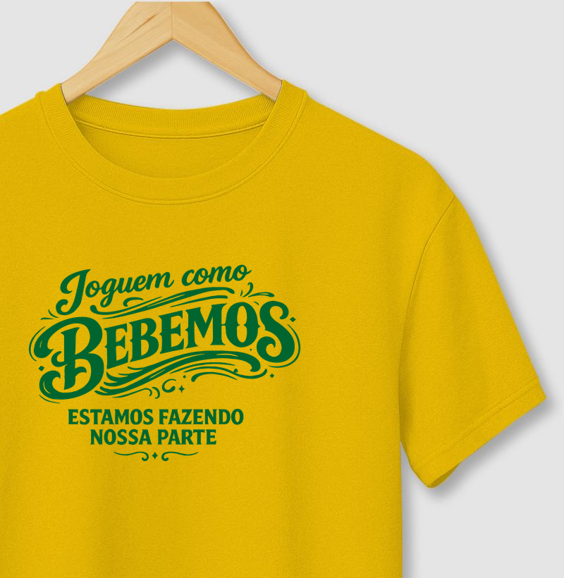 Joguem como bebemos! Estamos fazendo nossa parte.