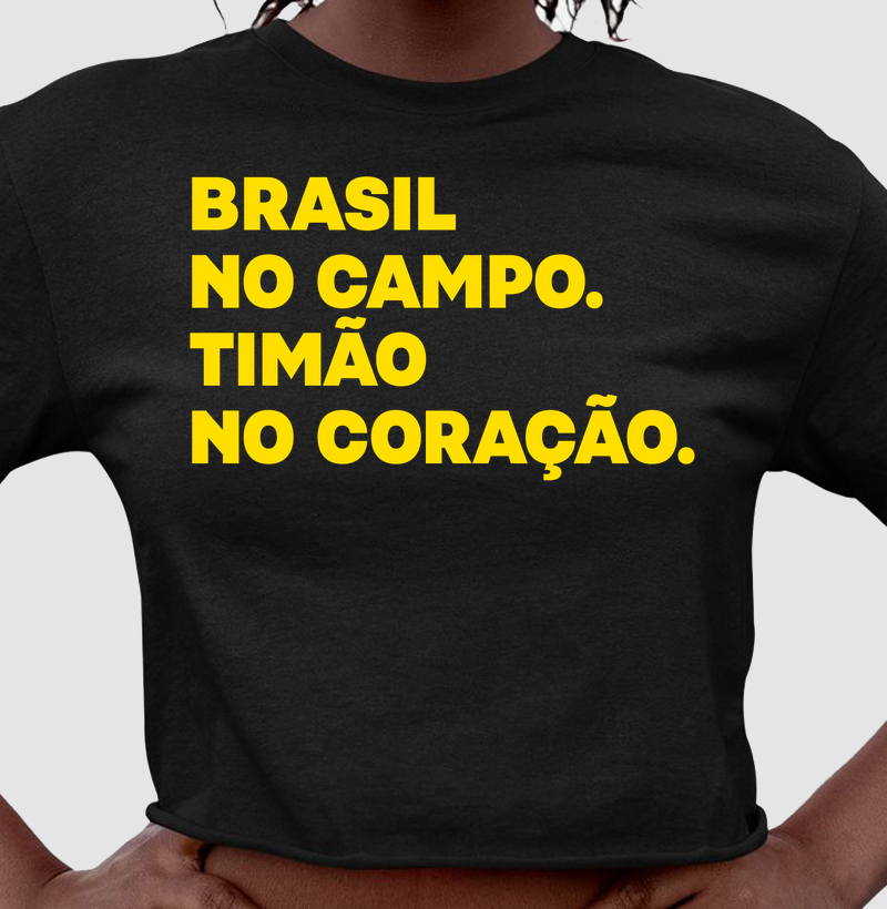 Brasil no campo. Timão no coração.