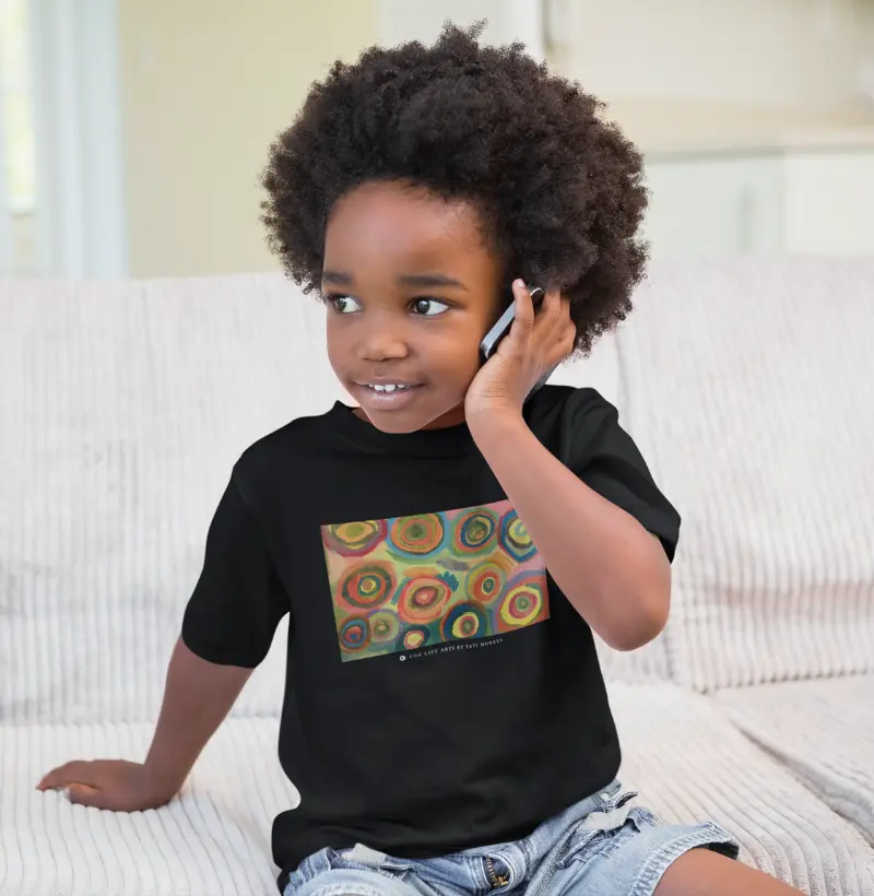 Camiseta Infantil Espirais by Tati Moraes