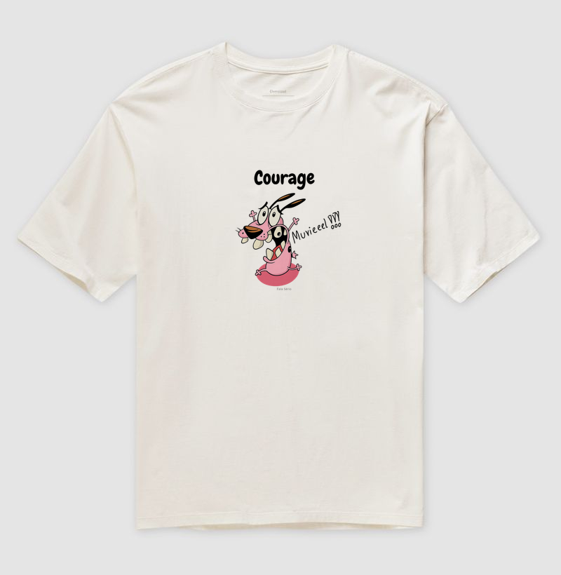Camiseta Oversized Courage