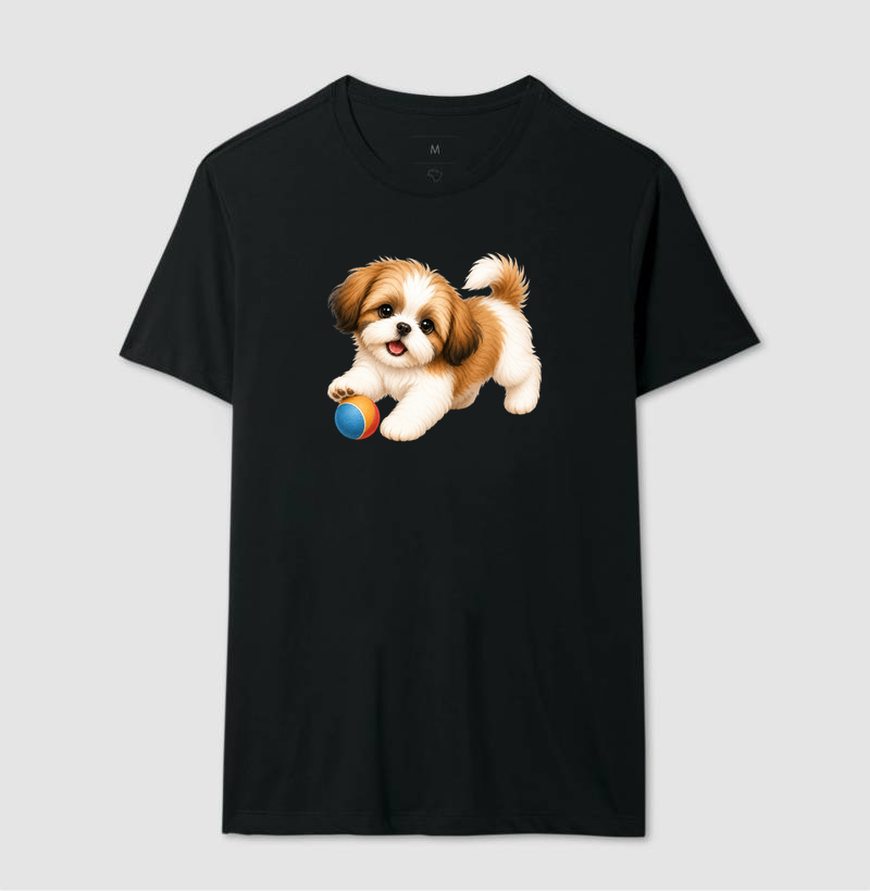 Shih Tzu - Desenho Animado - Camiseta