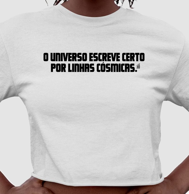 O universo escreve certo por linhas cósmicas - Cropped