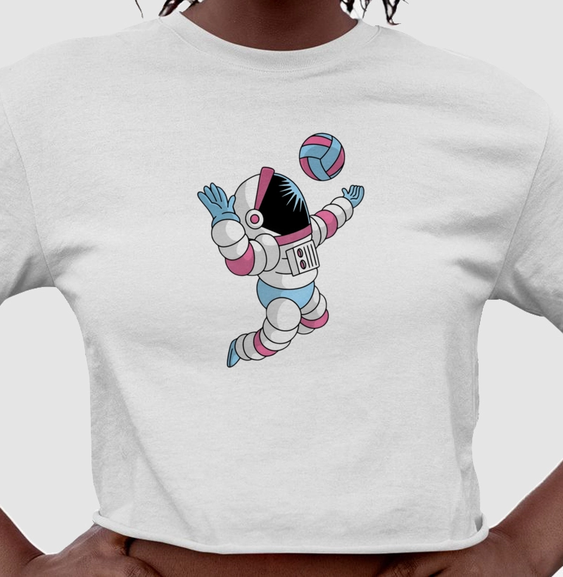Cropped Astronauta Voleibol