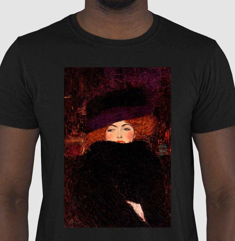 Gustav Klimt _ Mulher com chapeu 