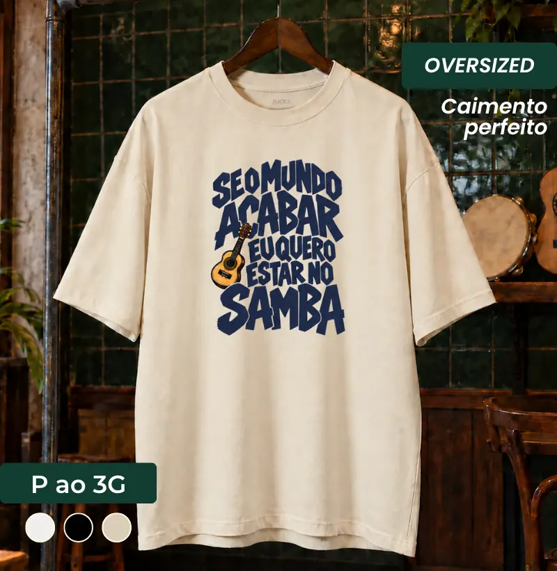 Se o mundo acabar eu quero estar no Samba