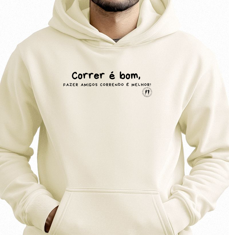 Correr é bom - V2 - Hoodie Moletom