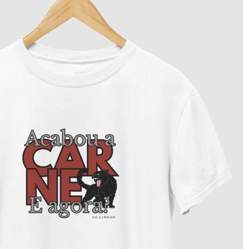 Acabou a carne. E agora?