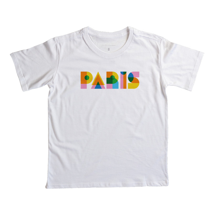 Camiseta Viagem - Paris Cores